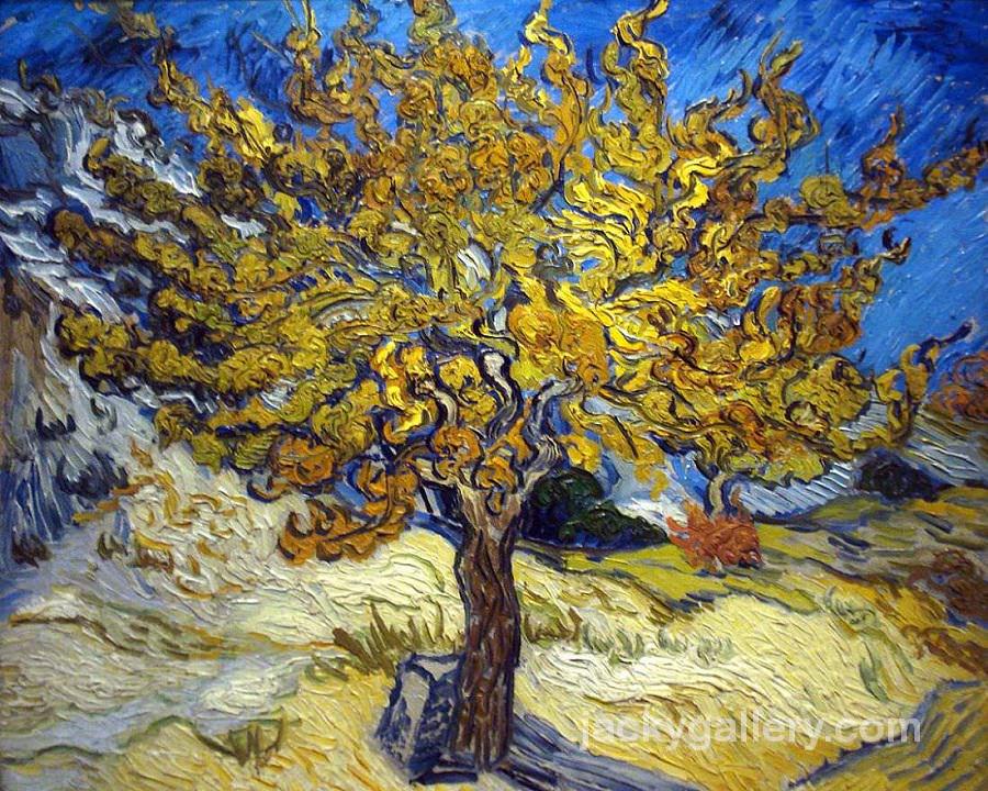 The Mulberry Tree in Autumn, Van Gogh painting